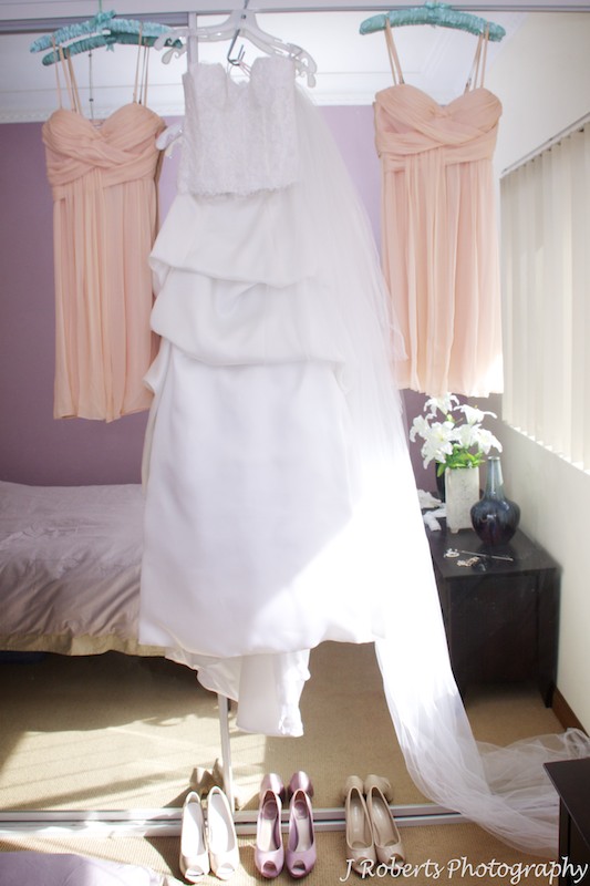 Wedding dress and accessories - wedding photography sydney